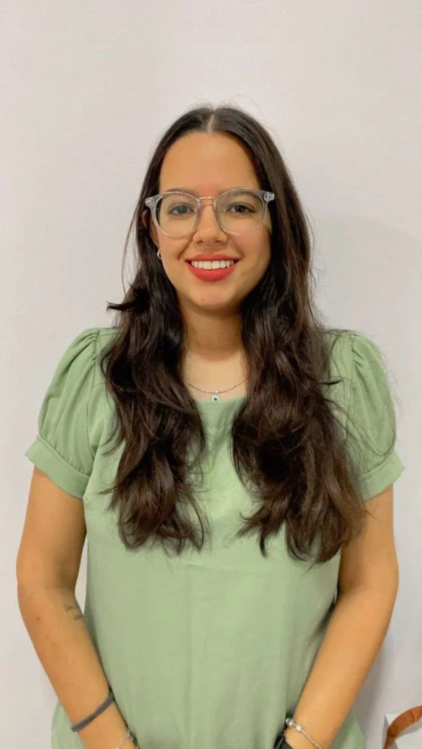 Foto de Aline Souza de Albuquerque, Terapeuta Ocupacional da Unidade Jardim