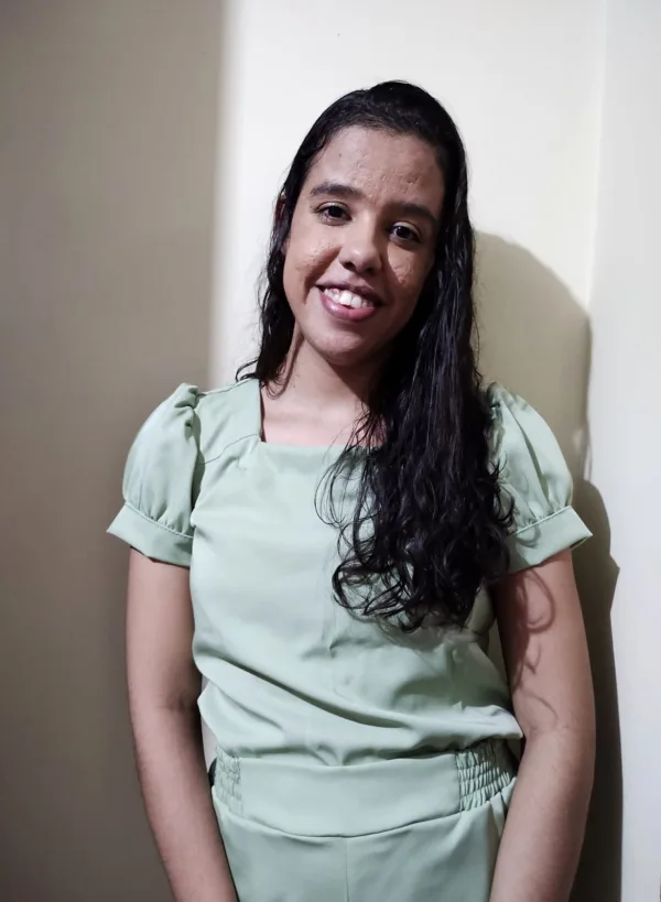 Foto de Maria Gabriela de Souza Fragas, Terapeuta Ocupacional da Unidade Aquarela